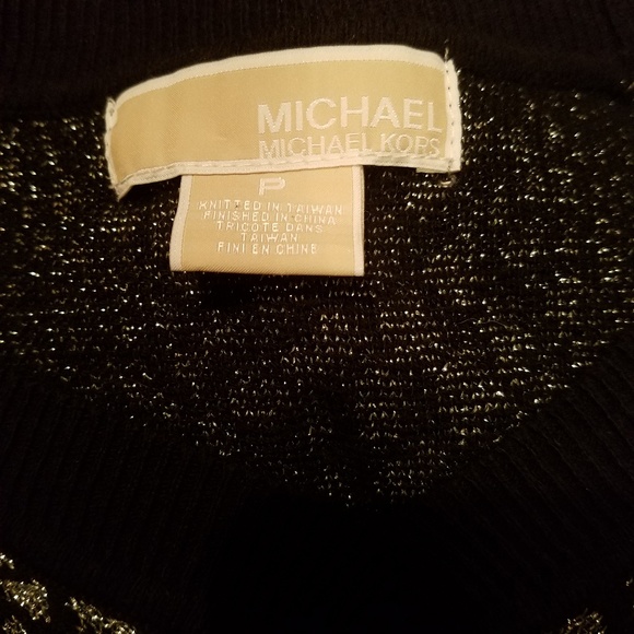 MK Metallic 3/4 Sleeved Sweater - Picture 3 of 4